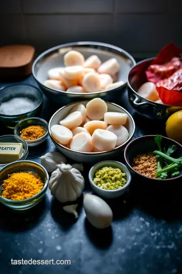 Pan-Seared Shell Scallops with Lemon Butter Sauce ingredients