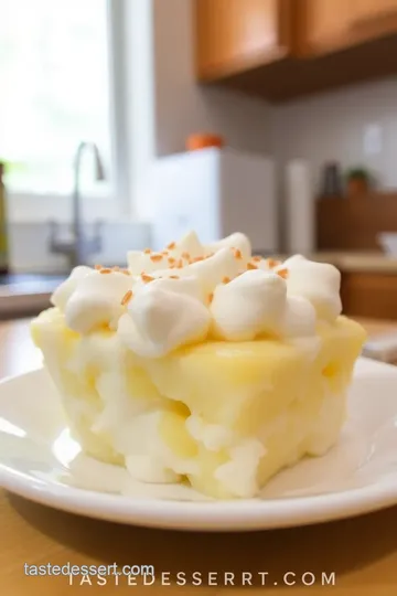 Pineapple Fluff Dessert with Evaporated Milk steps