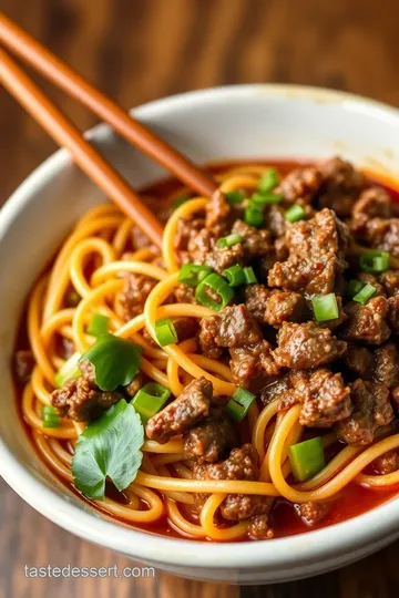 Quick Beef Ramen Noodles in 25 Minutes presentation