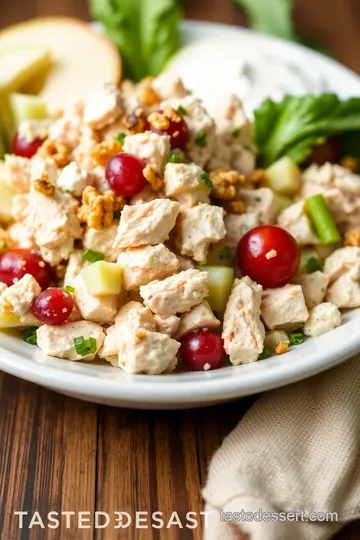 Quick Chicken Salad with Greek Yogurt presentation