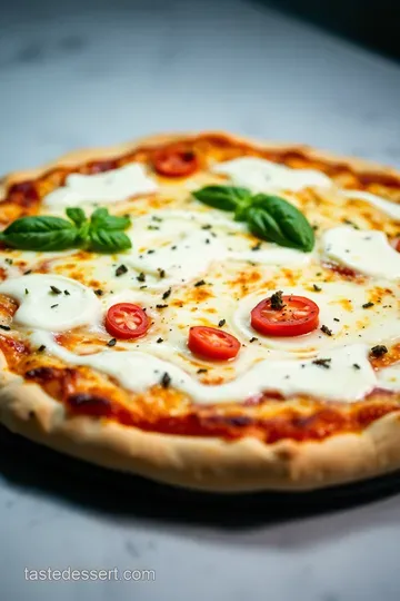 Ranch Dressing Pizza presentation