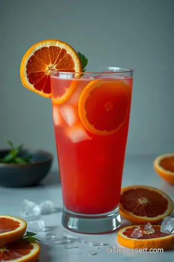 Refreshing Blood Orange Juice: A Citrus Delight presentation