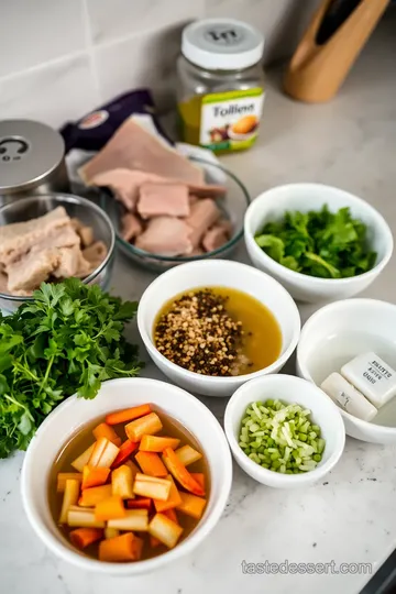 Roasted Pork Belly Banh Mi Sandwich ingredients