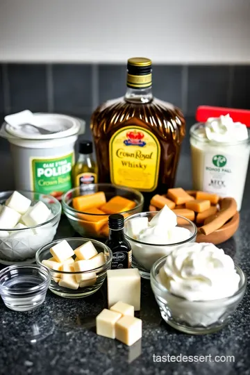 Salted Caramel Crown Royal Cocktail Delight ingredients