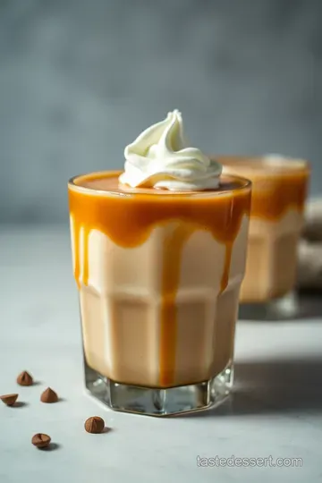 Salted Caramel Crown Royal Cocktail Delight presentation