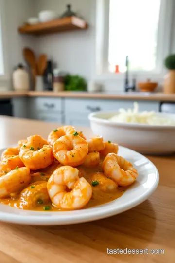 Sautéed Shrimp in Creamy Cajun Sauce steps