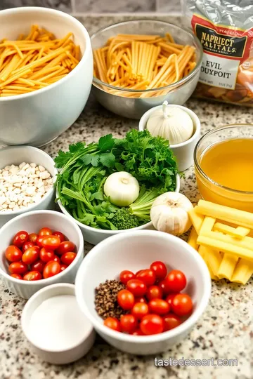 Comforting Pasta for Colds ingredients