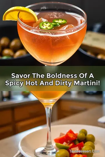 Savor the Boldness of a Spicy Hot and Dirty Martini!