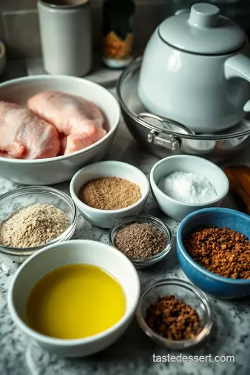 Savory Powdered Chicken and Herb Seasoning Blend ingredients