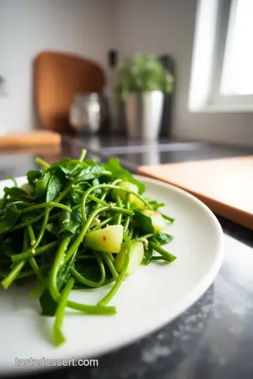 Savory Sautéed Dandelion Greens with Garlic and Lemon steps