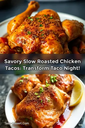 Savory Slow Roasted Chicken Tacos: Transform Taco Night!