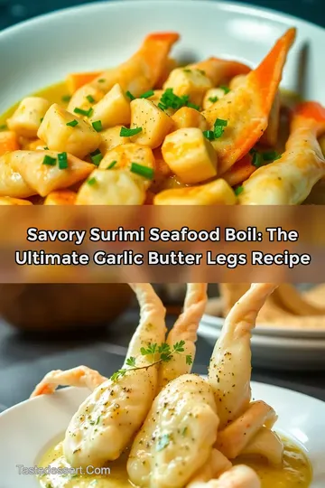 Savory Surimi Seafood Boil: The Ultimate Garlic Butter Legs Recipe