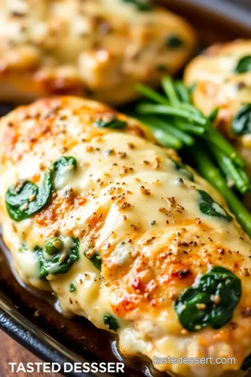 Monterey Cheese Stuffed Chicken Breasts presentation