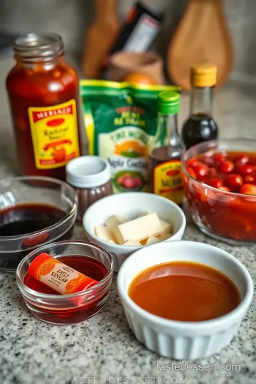 Sweet and Tangy Jelly Barbecue Sauce ingredients