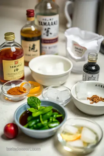 Sipping on Tradition: The Japanese Old Fashioned Cocktail ingredients