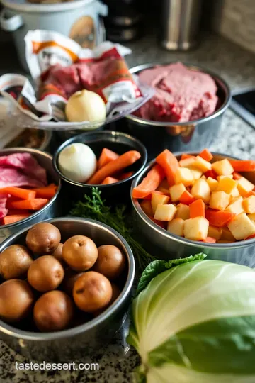 Slow Cooker Corned Beef and Cabbage Bliss ingredients