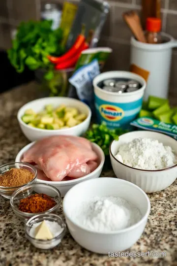Smoky Ancho Chile Chicken Tacos ingredients