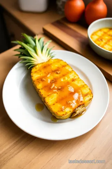 Smoky Grilled Pineapple with Honey-Lime Drizzle steps