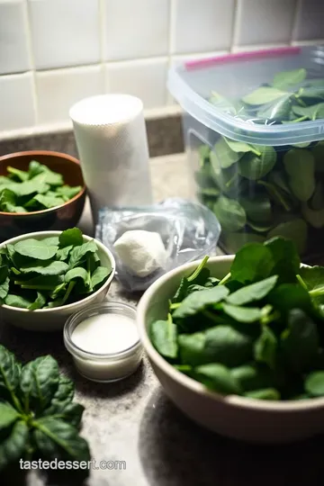 Spinach Storage Mastery: Keep Your Greens Fresh! ingredients