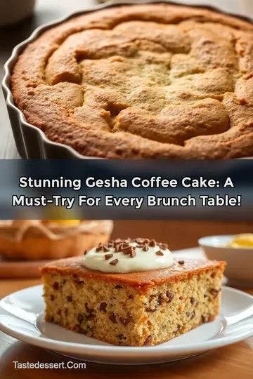 Stunning Gesha Coffee Cake: A Must-Try for Every Brunch Table!