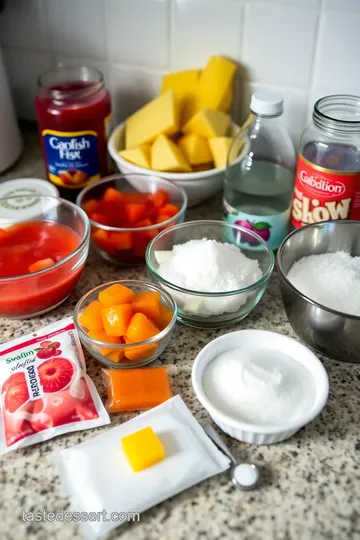 Swedish Delights: Homemade Chewy Gelatin Treats ingredients