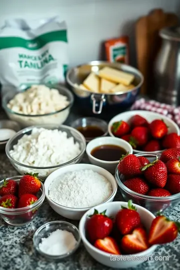 Sweet Strawberry Tamales with a Creamy Twist ingredients