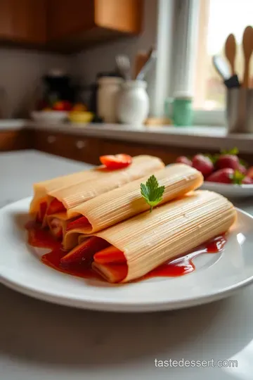 Sweet Strawberry Tamales with a Creamy Twist steps