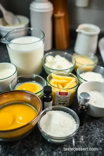 Tangy and Sweet Mustard Ice Cream ingredients