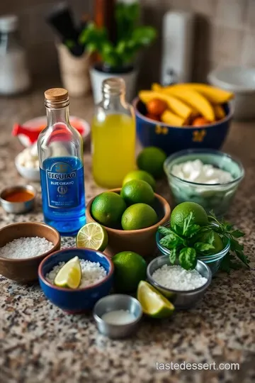 Tropical Blue Margarita: A Splash of Fun! ingredients