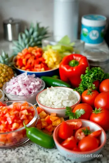Tropical Pineapple Salsa: A Zesty Delight! ingredients