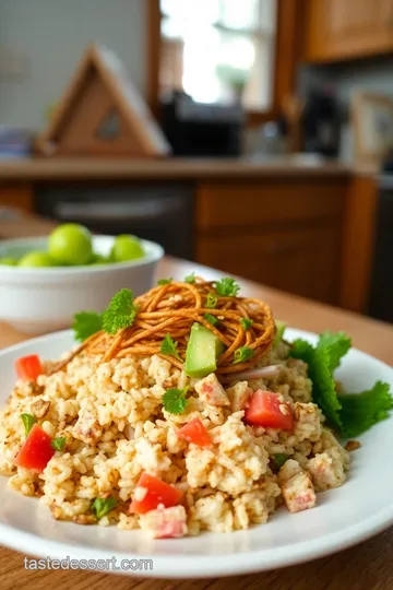 Tuna Avocado Crispy Rice Salad steps