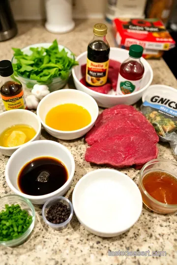 Ultimate Flank Steak Sandwich with Garlic Aioli and Sautéed Peppers ingredients