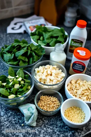 Vegan Spinach and Artichoke Dip: Starbucks-Inspired Delight ingredients