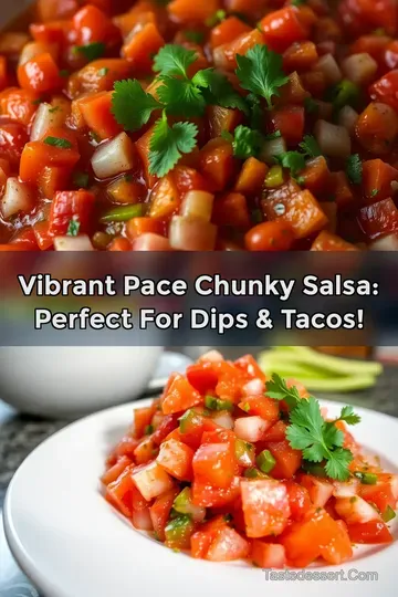 Vibrant Pace Chunky Salsa: Perfect for Dips & Tacos!