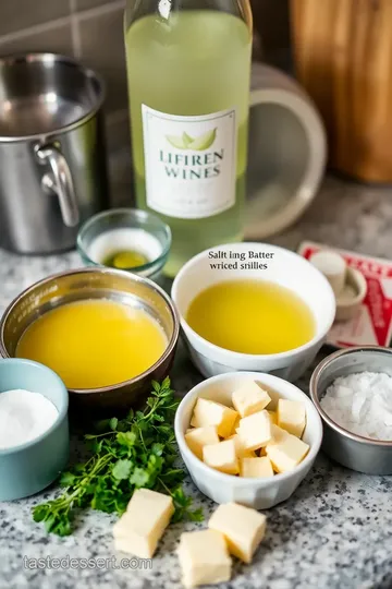 Classic Lemon Beurre Blanc ingredients