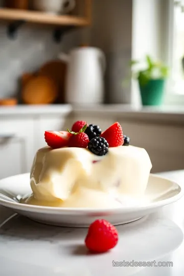 Creamy Vanilla Pudding with Fresh Berries steps