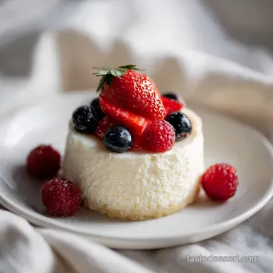 2 Ingredient Protein Cheesecake with Greek Yogurt in 35 Minutes