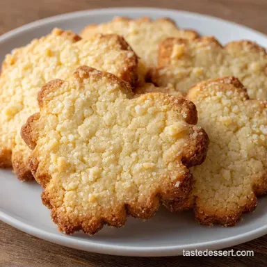 3-Ingredient Shortbread Cookies: Buttery Recipe Card