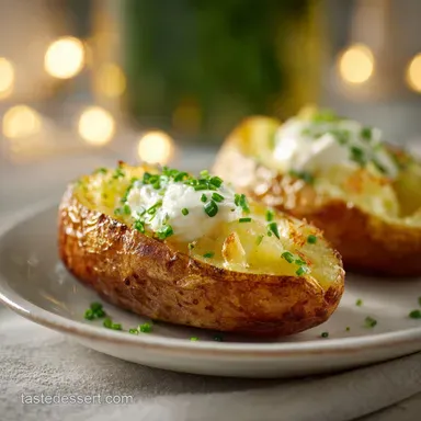 Air Fryer Baked Potato in 45 Minutes Recipe Card