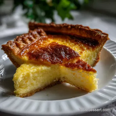 Amish Buttermilk Pie Recipe: Silkiest Tangy Custard Recipe Card