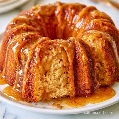 Apple Bundt Cake with Sour Cream