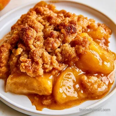 Apple Pear Crisp with Maple Syrup Recipe Card