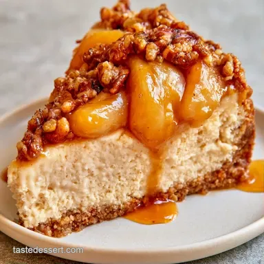 Apple Pecan Cheesecake for 12 Servings Recipe Card
