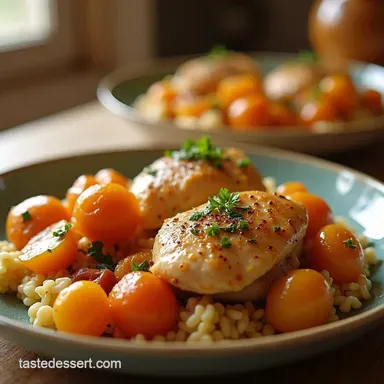 Easy Apricot Chicken Slow Cooker Family Favorite Recipe Card