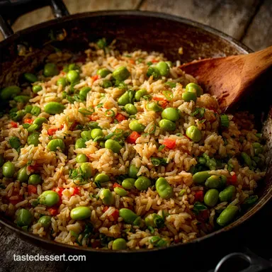 Asian Edamame Fried Rice: The Speedy, Healthy Weeknight Dinner Recipe Card
