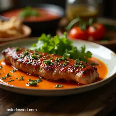 The Zesty Fire Authentic Argentinian Chimichurri Sauce Recipe Recipe Card