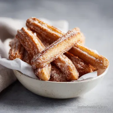 Homemade Churros Recipe in 35 Minutes Recipe Card
