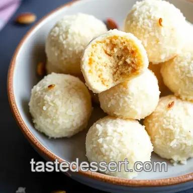 Ayurvedic desserts: 5 Easy Coconut and Cardamom Ladoo Recipes Recipe Card