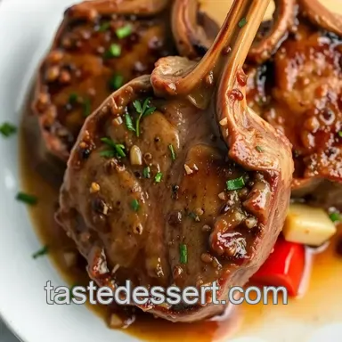 Baa-rmy Good Lamb Chops: Mediterranean lamb chop marinade! Recipe Card
