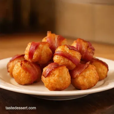 Bacon Wrapped Tater Tot Bombs Your New Party GoTo Recipe Card